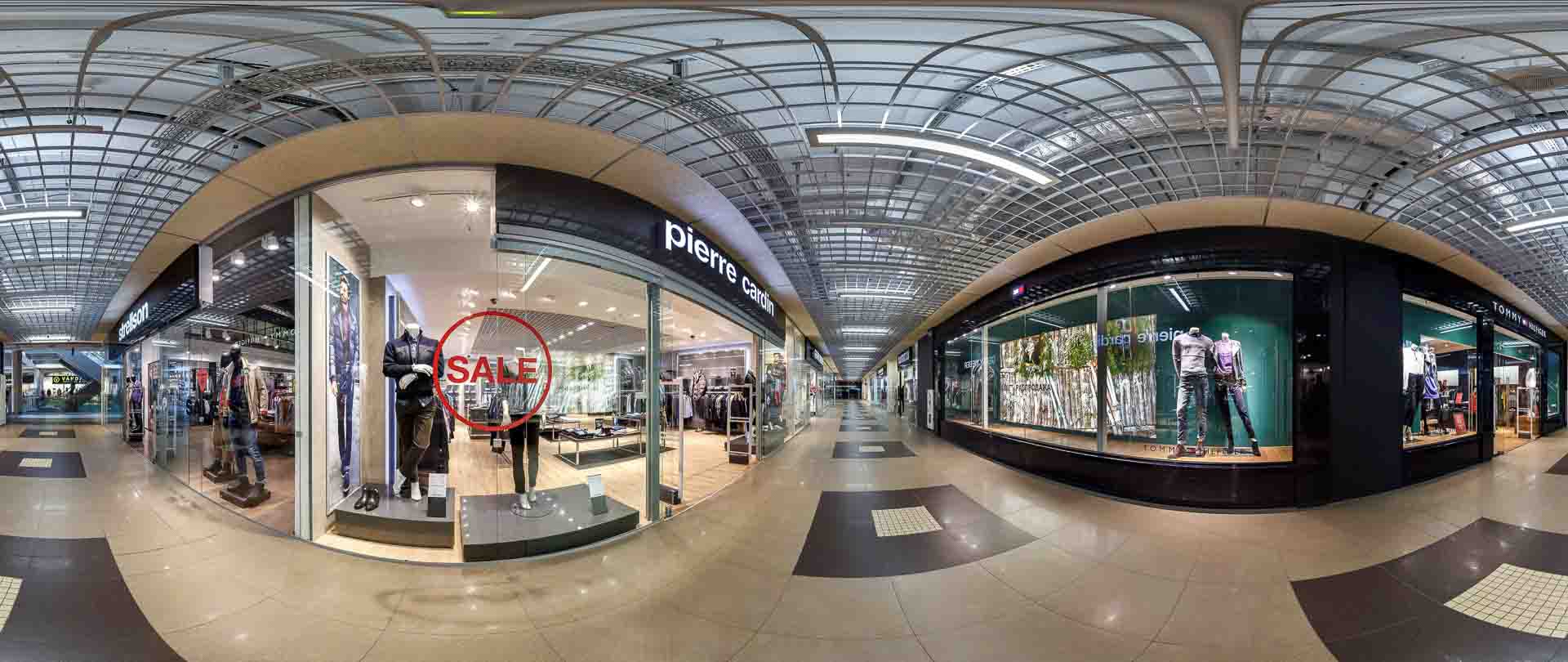 virtual tour 360 Centro commerciale