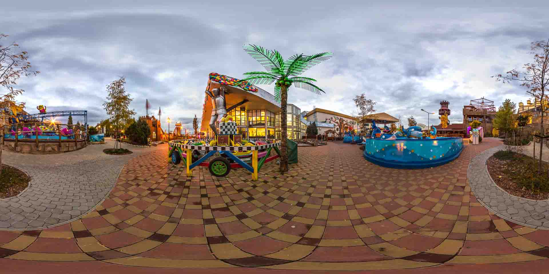 virtual tour 360 parchi divertimento