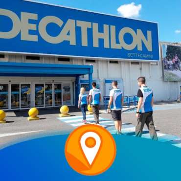 realizzazione virtual tour novara decathlon attività commerciale